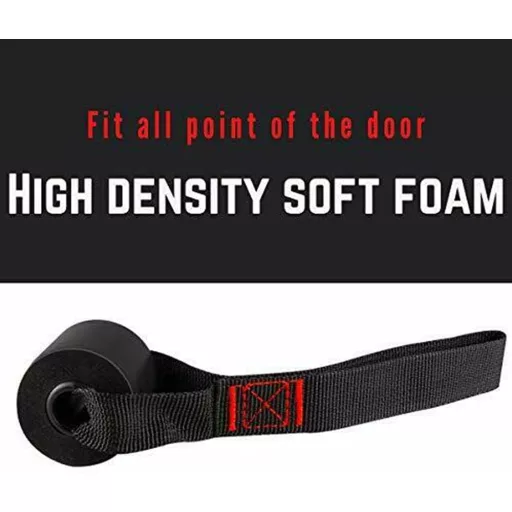 Tongdejing 2x Ajtóhorgony Fitness Sávokhoz, Ellenállásos Sávok és Terápiasávok Piros