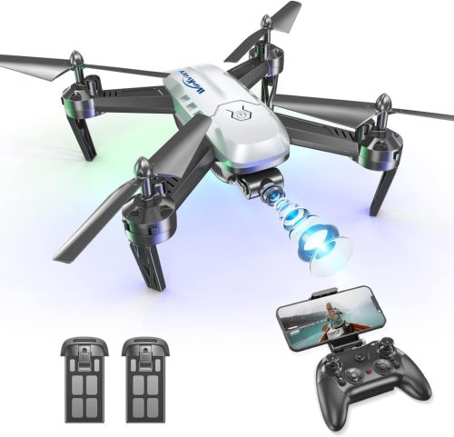 Wipkviey T6 Drón 1080P HD Kamerával - WiFi Élő Videó, 30 Perces Repülési Idő, 2 Akkumulátor, Kezdőknek és Gyerekeknek, Távirányítós Quadkopt