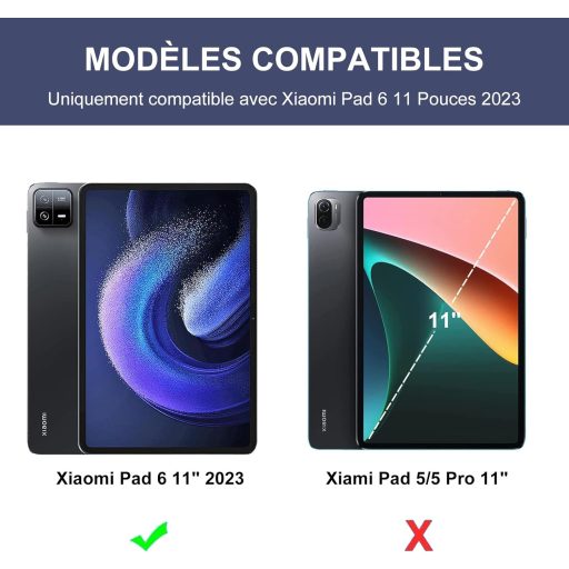 JADEMALL Futrola za tipkovnicu s touchpadom za Xiaomi Pad 6 11-inčni tablet