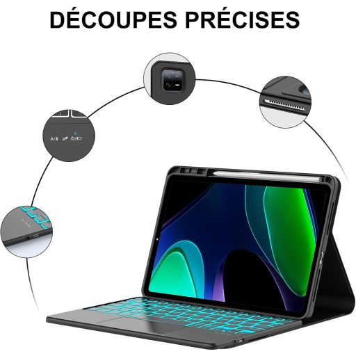 JADEMALL Futrola za tipkovnicu s touchpadom za Xiaomi Pad 6 11-inčni tablet