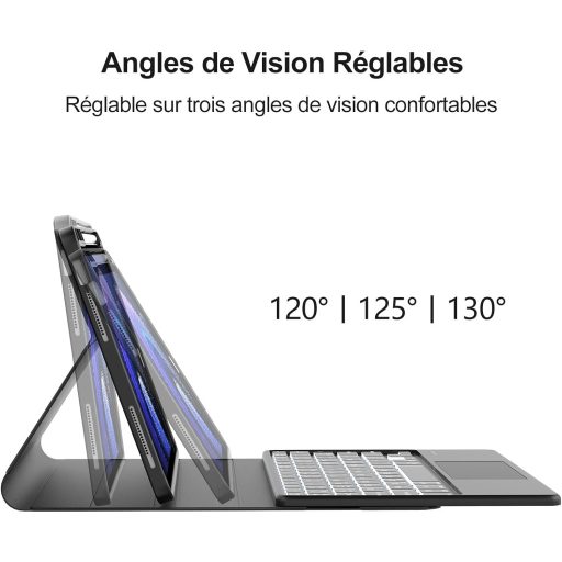 Husă cu tastatură și touchpad JADEMALL pentru tabletă Xiaomi Pad 6 de 11 inch