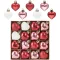 Valery Madelyn set od 16 srcolikih privjesaka 4cm crveni ružičasti bijeli za Valentinovo vjenčanje