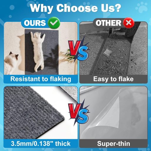 Frundoo Öntapadós Macska Kaparómat Falra, 40cm Bútor- és Falvédelem