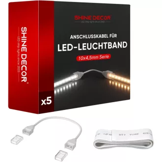   Shine Decor sada 5 ks LED svetelných hadíc 220V 230V flexibilných 10x4,5mm
