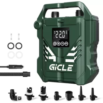   GICLE 22PSI elektromos SUP pumpa 12V autós csatlakozóval paddleboard felfújáshoz