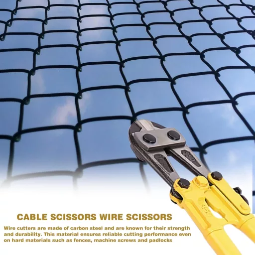 PRITOK 350mm Csapszegvágó Karbon Acél Vezetékhez Műanyag Nyéllel 5mm