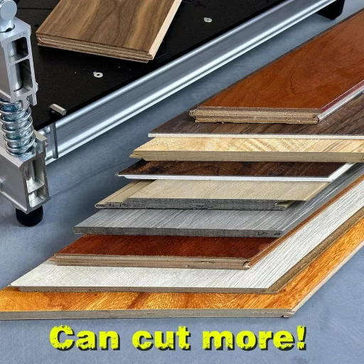 MantisTol TC-330 Professzionális Laminált Padló Vágó - 330mm Precíziós Vágógép Laminált, Bambusz, Parketta, Vinyl és SPC Padlókhoz, 17mm Vas