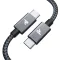 RAMPOW USB-C kábel 2m 100W PD 3.0 gyorstöltés iPhone 16/15 Samsung Galaxy S24 MacBook