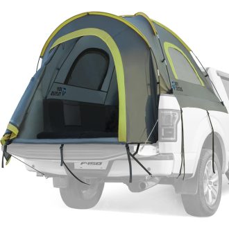   JOYTUTUS Platós Pickup Sátor - Vízálló PU2000 Duplarétegű 2 Személyes Hordozható Kemping Sátor 5.5'-6' Platóra, Zöld