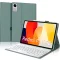 IVEOPPE Redmi Pad SE 11" Billentyűzetes Tok, Mágneses Bluetooth Billentyűzet, Sötétzöld