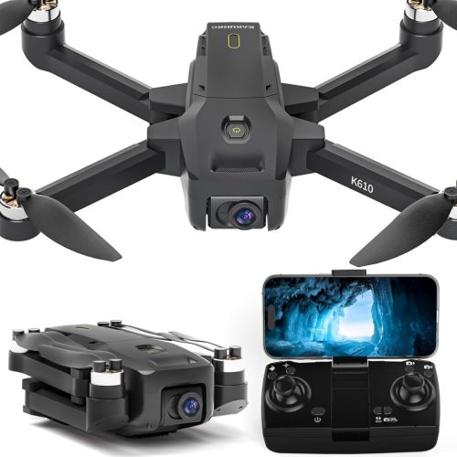 karuisrc K610 GPS Dron s 4K UHD kamerou - skladací kvadrokoptéra pod 249g, 20 minút letového času, s funkciou sledovania, pre začiatočníkov, SD karta