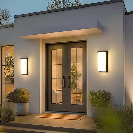 KUKAK 32W LED vonkajšie nástenné svietidlo IP65 vodotesné hliníkové 3000K teplá biela