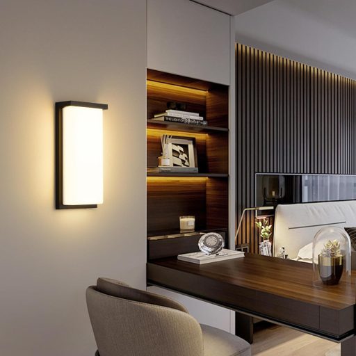 KUKAK 32W LED vonkajšie nástenné svietidlo IP65 vodotesné hliníkové 3000K teplá biela