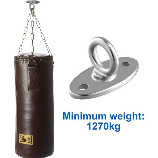 Dibotell Rozsdamentes Acél Mennyezeti Kampó - Erős Függőszék Tartó, Fali Rögzítő Konzol, U-Típusú Felfüggesztő Készlet Jóga Hintához, Napell