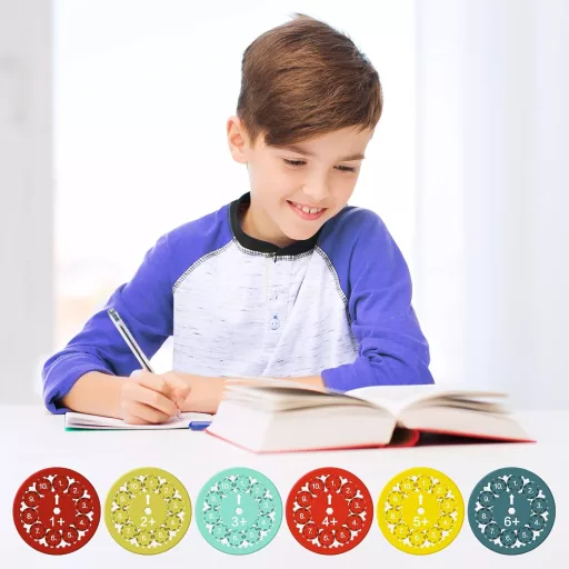 Coolden 9 Darabos Matematika Fidget Spinner Szett Gyerekeknek - Oktatási Stresszoldó Játék Összeadás Kivonás Tanuláshoz 5+ Év