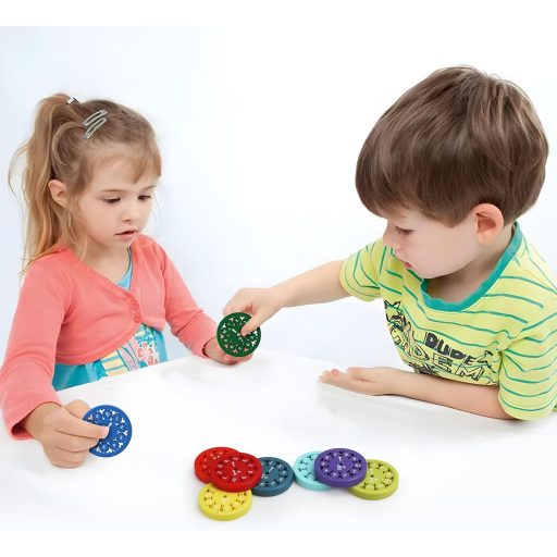 Coolden 9-dielna matematická fidget spinner sada pre deti - Vzdelávacia hračka na odbúranie stresu pre učenie sčítania a odčítania od 5 rokov.