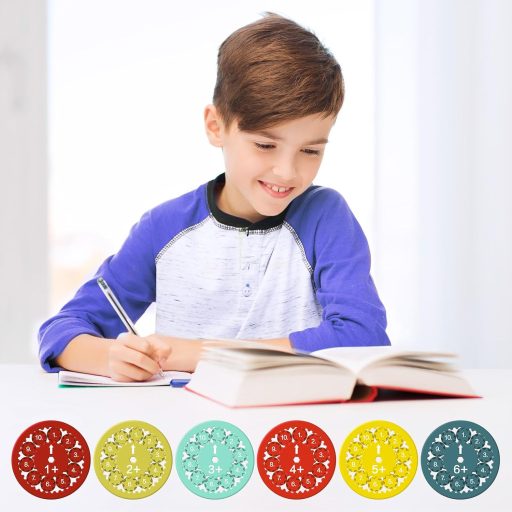 Coolden 9-dielna matematická fidget spinner sada pre deti - Vzdelávacia hračka na odbúranie stresu pre učenie sčítania a odčítania od 5 rokov.