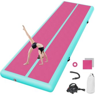   Airtrack gymnastická žinenka s elektrickou pumpou 3 m, podložka na cvičenie, jogu a gymnastiku