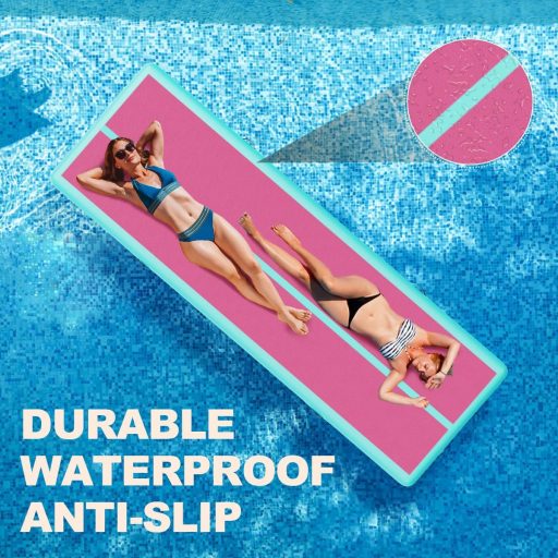 Saltea Airtrack cu Pompă Electrică 3m Gimnastică Yoga Pad Antrenament