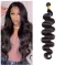 Extensii de păr negru Body Wave Huarisi 10A, 28 inch, Remy brazilian, 100g, pentru femei