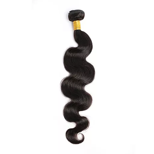 Extensii de păr negru Body Wave Huarisi 10A, 28 inch, Remy brazilian, 100g, pentru femei