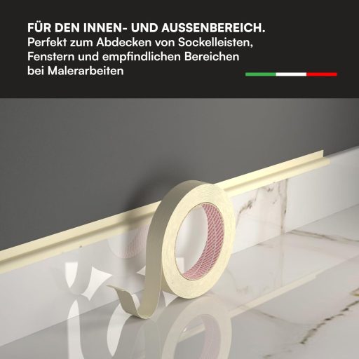 DNK TRADE 19mm x 50m Festő Papír Maszkoló Szalag 16 Tekercs Festéshez