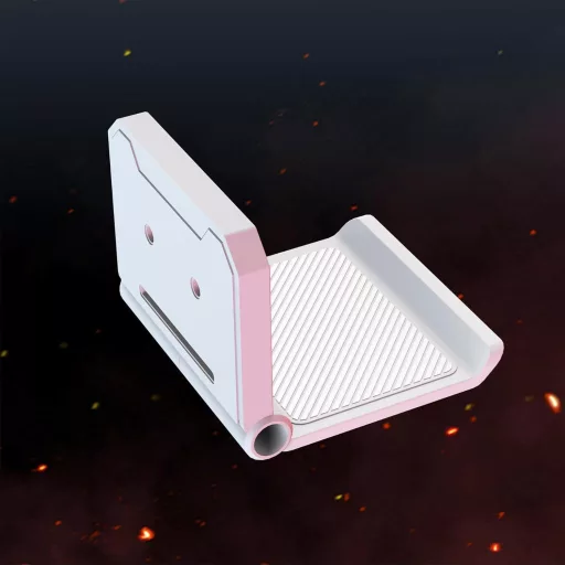 PlayVital FOLD nástenný držiak na ovládače PS5/PS4/Xbox Series X/S/Switch Pro a slúchadlá, biely, 2 kusy