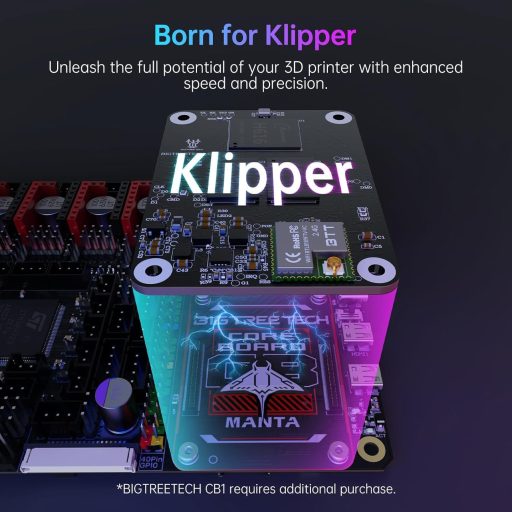 BIQU Manta M8P V2.0 32Bit 3D nyomtató vezérlőkártya Clipper CB1 TMC5160T
