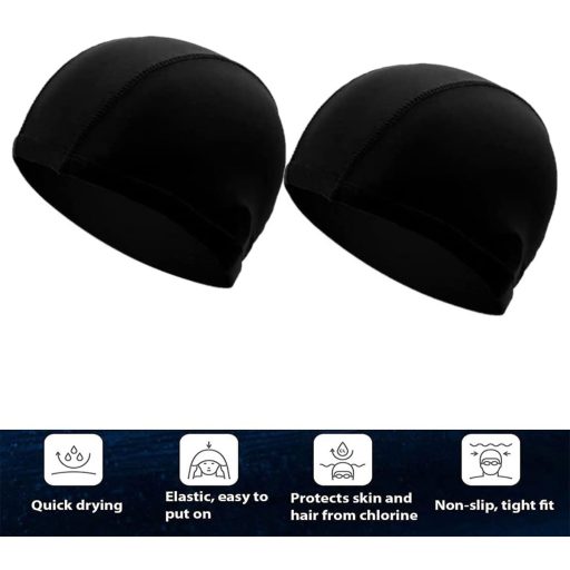 Cerioll Úszósapka Spandex Rugalmas Uniszex 2db Kényelmes Nylon