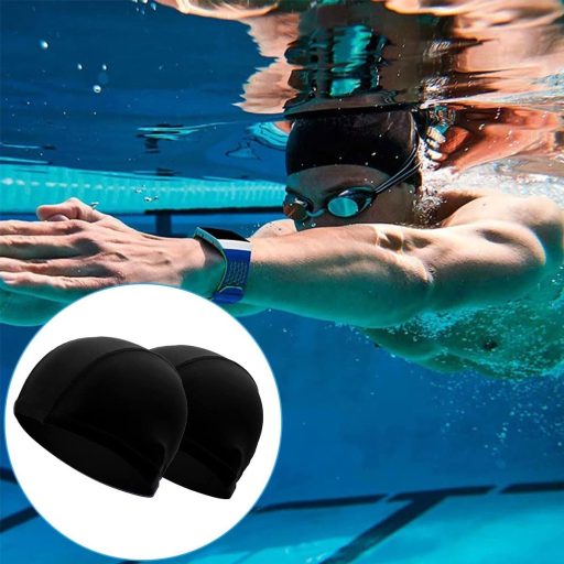 Cerioll Úszósapka Spandex Rugalmas Uniszex 2db Kényelmes Nylon