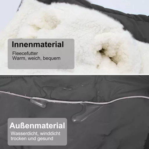 JULY'S SONG Kutyakabát Fleece Béléssel, Ujjatlan Kutyaruha Tükrözőcsíkkal Téli Őszi Használatra