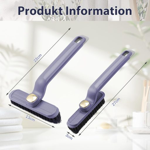 Kssvzz set od 4 četke za fuge s rotacijom od 360° - četka za čišćenje s jakim vlaknima za kupaonicu, kuhinju, WC i pločice