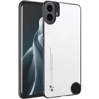   HONLEN CMF Phone 1 tok, bőr hatású üzleti telefontok, fehér