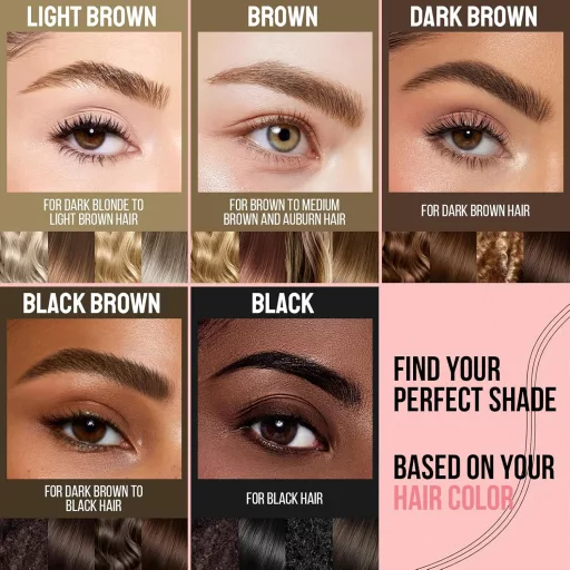 Microblading Szemöldök Ceruza 2in1 Fekete - Precíz Mikro Villás Applikátor