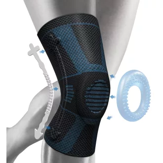   NEENCA Térdrögzítő Patella Gél Párnákkal és Oldalsó Stabilizátorokkal 3XL