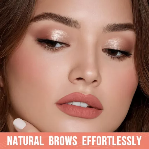 Microblading Szemöldök Ceruza 2in1 Villás Spicces Vékony Hajszerű Szemöldök Ceruza Vörösesbarna