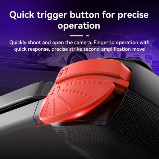 Megadream Wireless Bluetooth Gamepad iPhone Android iOS Switch PC PS játékhoz fehér