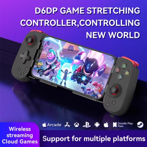Megadream Wireless Bluetooth Gamepad iPhone Android iOS Switch PC PS játékhoz fehér