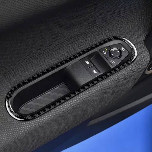 Kryt spínača sťahovania okien z uhlíkových vlákien pre KUNGKIC MINI Cooper J01 EV E SE 2024