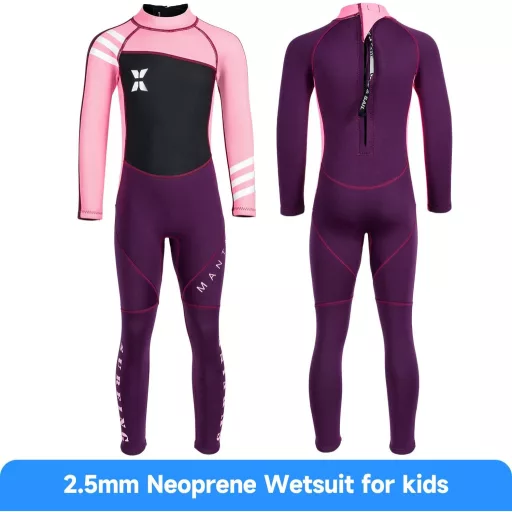 X-mAnTA Gyerek Neoprén Wetsuit 2.5mm - Hosszú Ujjú Termál Úszóruha Fiúknak Lányoknak