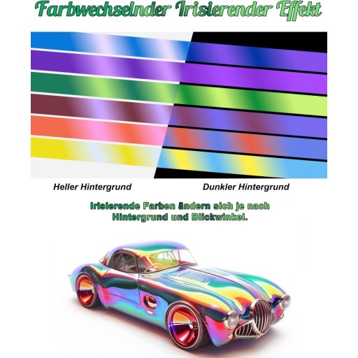 X ARTY HUB 42 Színű Airbrush Festék Készlet Thinnerrel, Irizáló és Neon Színek