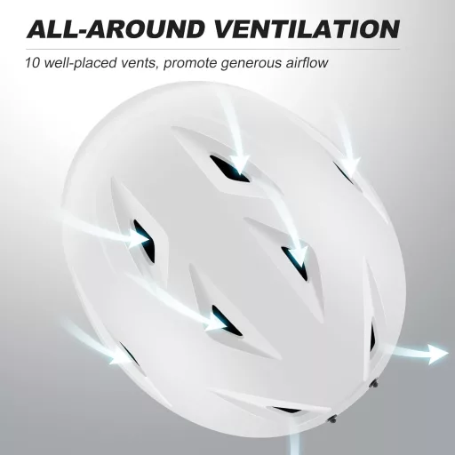 Set cască de schi cu ochelari Odoland, mărimea S, Alb/Violet, Bărbați Femei Snowboard