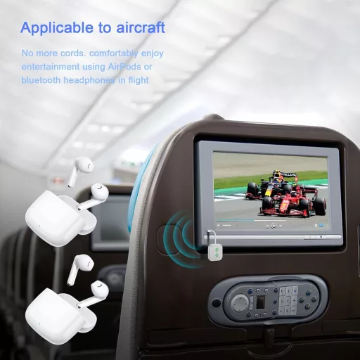 SZMDLX Bluetooth adapter 2-in-1 AptX alacsony késleltetés 2 fejhallgatóhoz