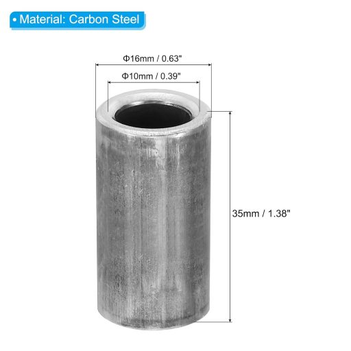 PATIKIL M10 Acélspacer 6db Fém Távolságtartó Csavarhoz