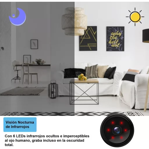 BootyBay Mini WiFi Biztonsági Kamera - Rejtett Megfigyelés Autóhoz, Lakáshoz és Irodához