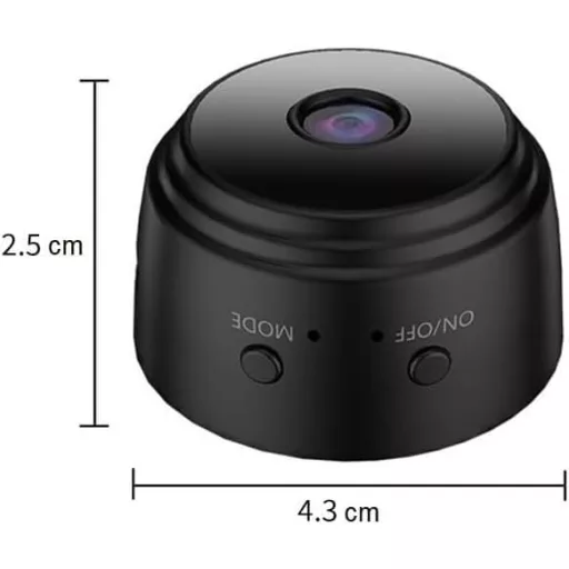 BootyBay Mini WiFi Biztonsági Kamera - Rejtett Megfigyelés Autóhoz, Lakáshoz és Irodához