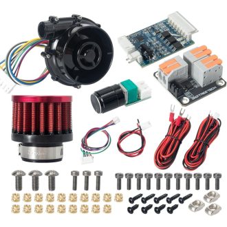   BIGTREETECH Kit Turbo Universal 24V Ventilator Centrifugal Metalic - WS7040 BLDC 6.5 kpa, cu Controller și Filtru de Aer pentru Imprimante 3D