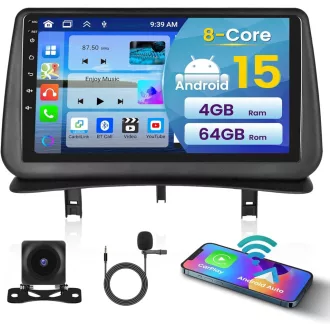   Inefala 9" Android Autórádió Renault Clio 3 2005-2014 GPS Carplay