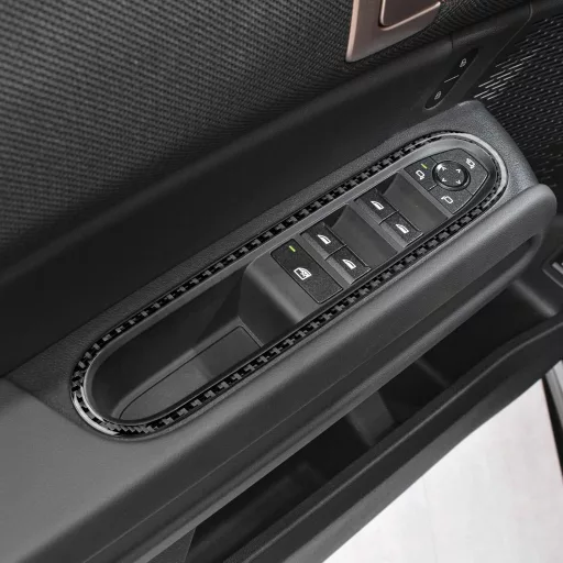 KUNGKIC MINI U25 Countryman nálepka z uhlíkových vlákien na kryt vnútorného spínača dverí