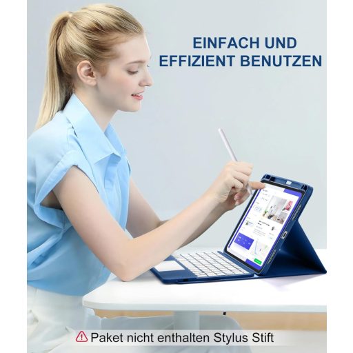 Vobafe iPad Air 11" i 10.9" Futrola s Tipkovnicom 7 Boja Pozadinsko Osvjetljenje Trackpad Držač za Olovku